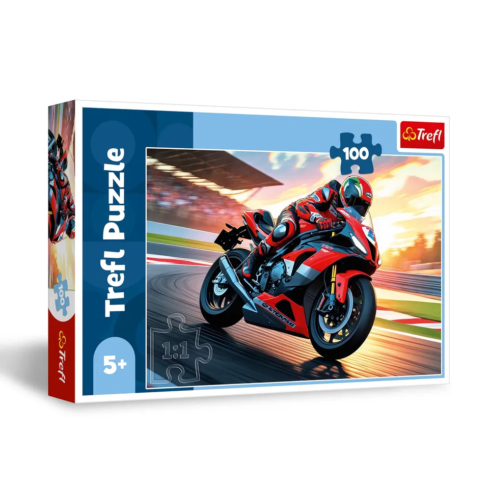 trefl-red-une-moto-rapide-puzzle-enfant-100-pi-ces-5-ans image 1