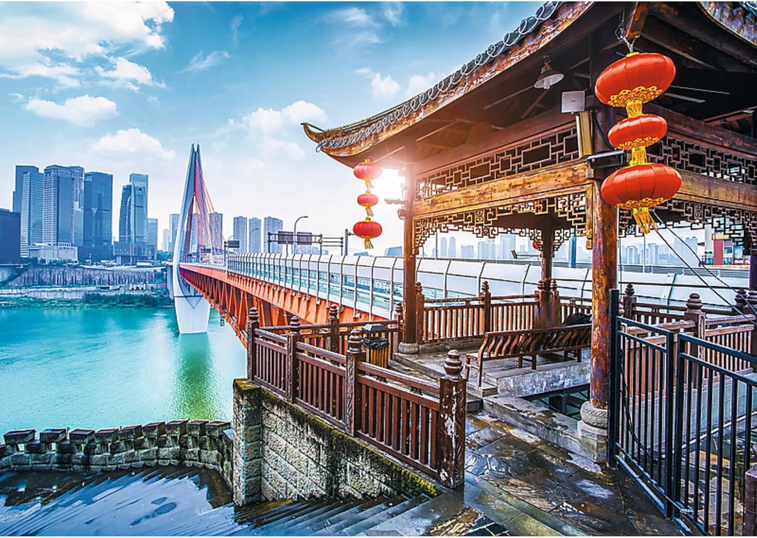 trefl-red-chongqing-chine-puzzle-1000-pi-ces-12-ans-ville image 2