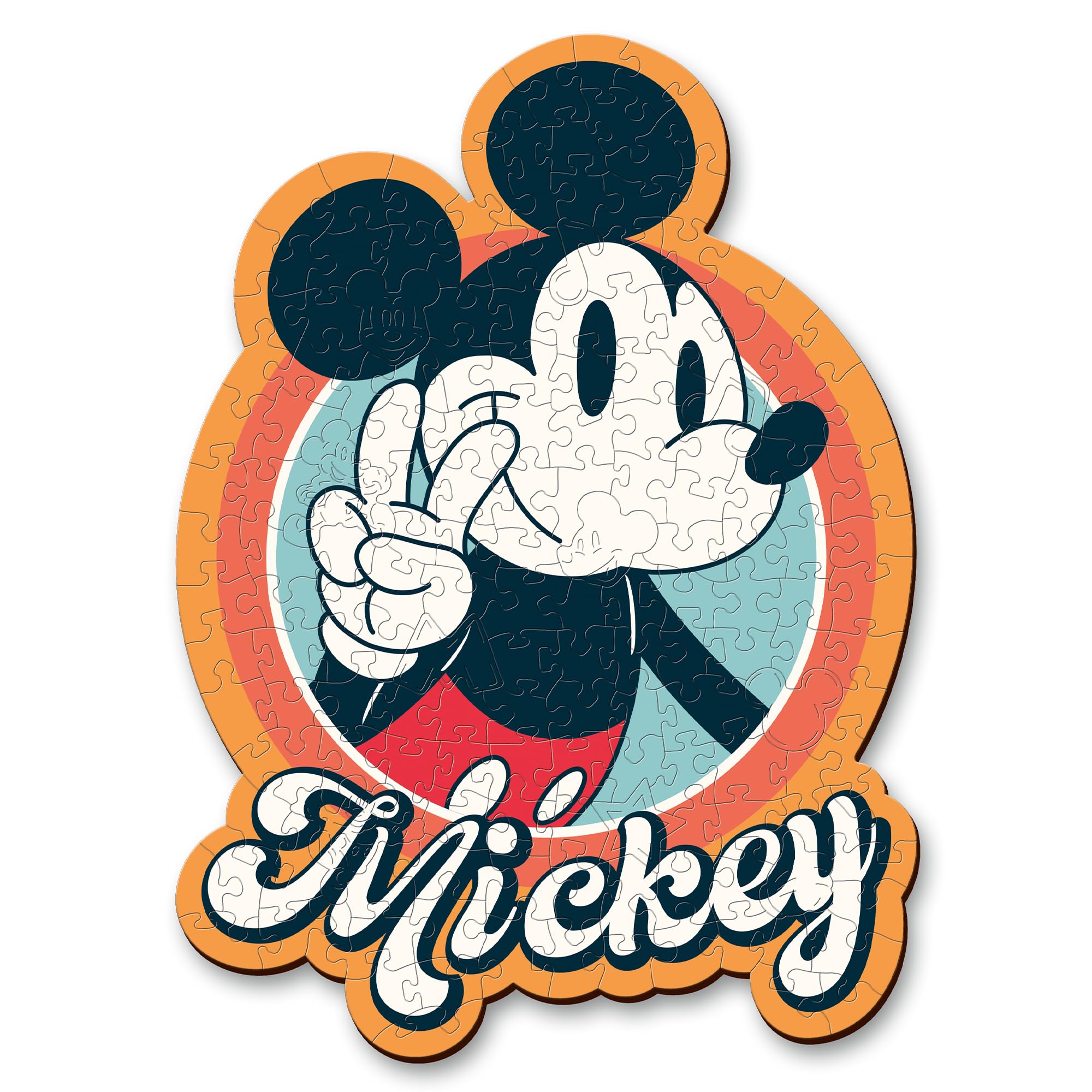 trefl-wood-craft-mickey-puzzle-bois-contour-160-pi-ces image 1