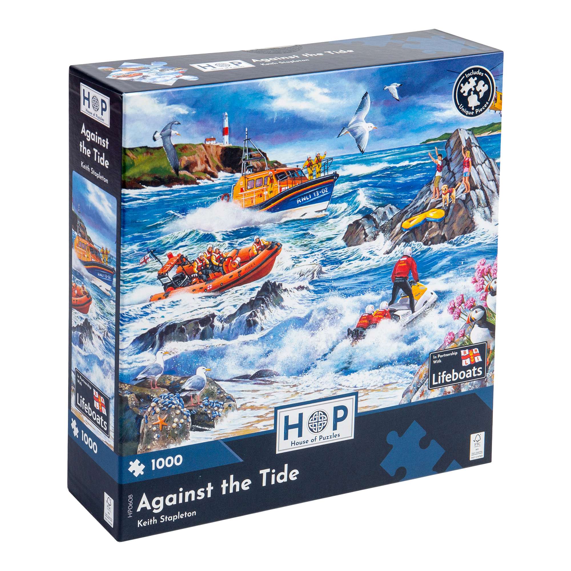 house-of-puzzles-against-the-tide-puzzle-1000-pi-ces-bord-de-mer image 1