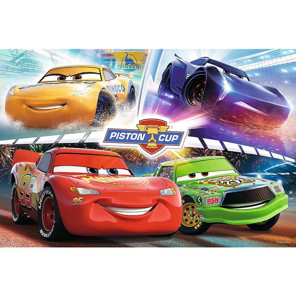 trefl-red-disney-cars-course-gagnante-puzzle-160-pi-ces-6-ans image 2