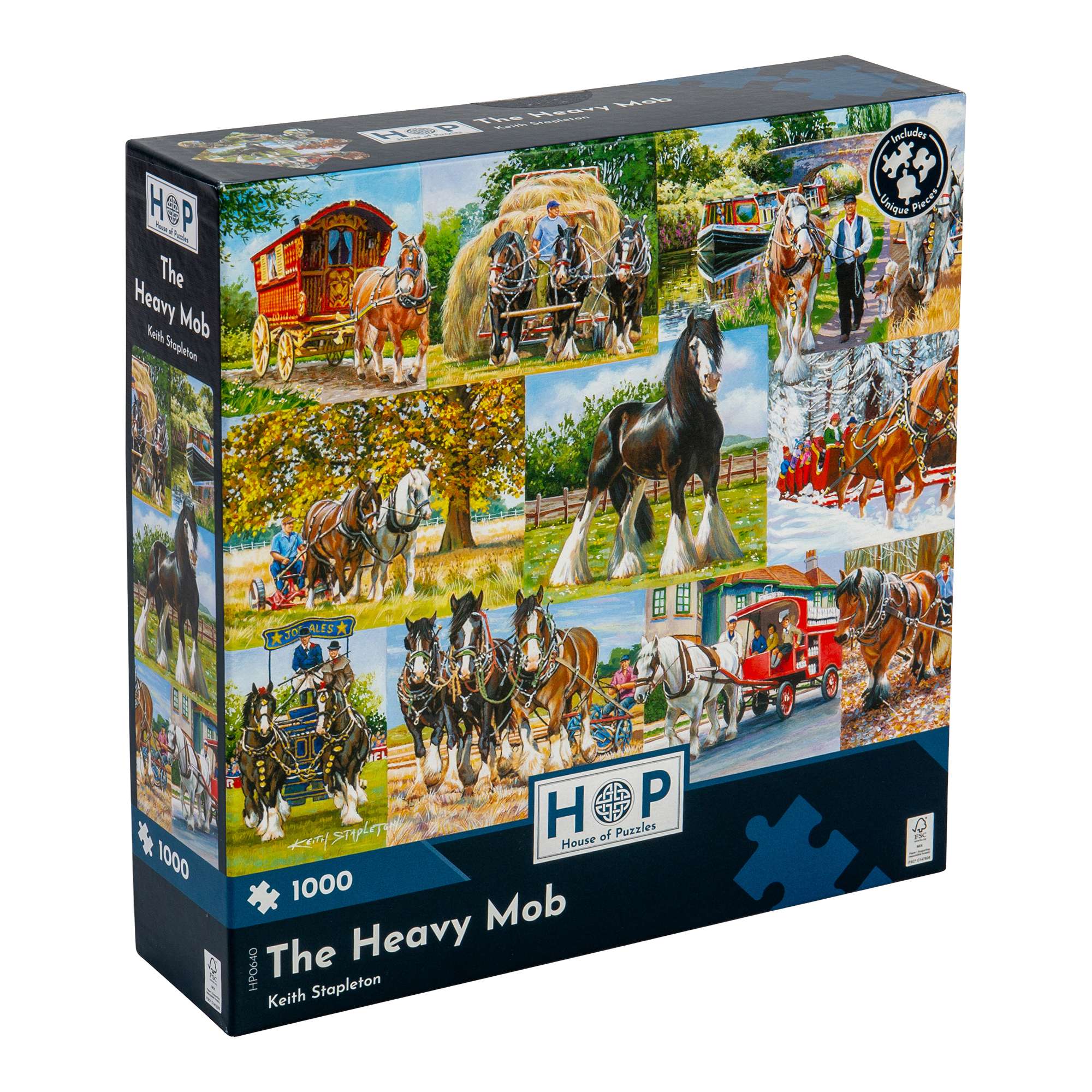 house-of-puzzles-the-heavy-mob-puzzle-1000-pi-ces-keith-stapleton image 1
