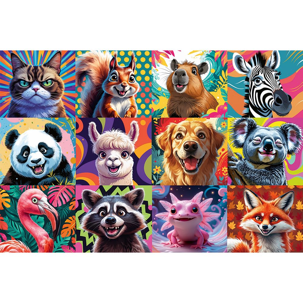 trefl-red-portraits-d-animaux-amusants-puzzle-300-pi-ces-8-ans image 2