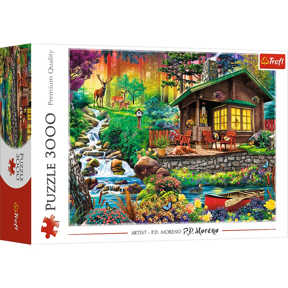 trefl-premium-plus-33074-puzzle-3000-pi-ces-chalet-en-for-t image 1