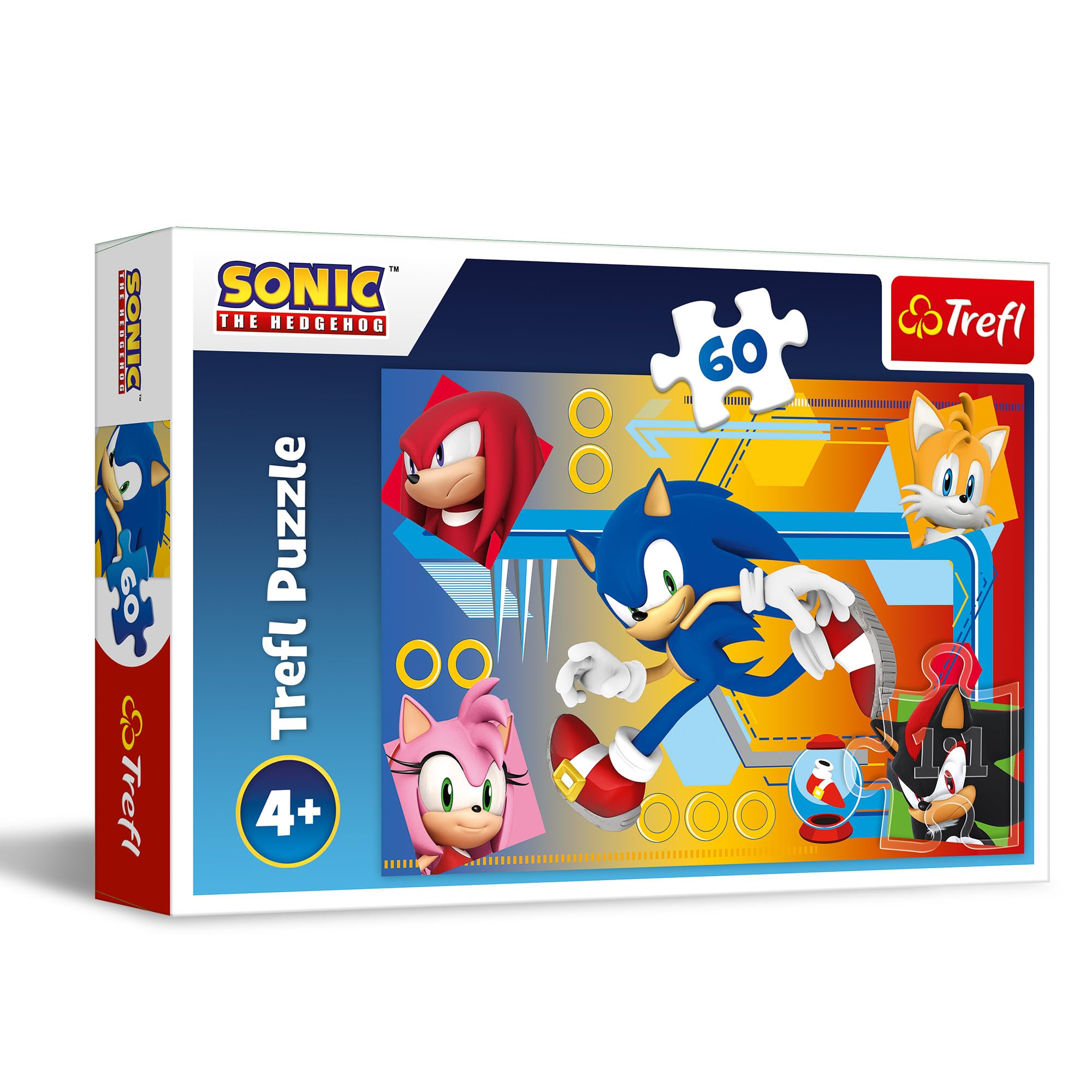 trefl-red-sonic-en-action-puzzle-60-pi-ces image 1