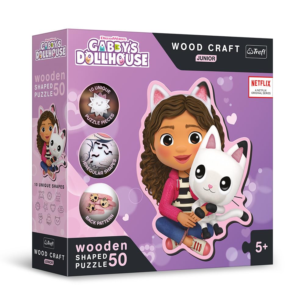 trefl-wood-craft-puzzle-bois-gabby-dollhouse-50-pcs-5-ans image 2