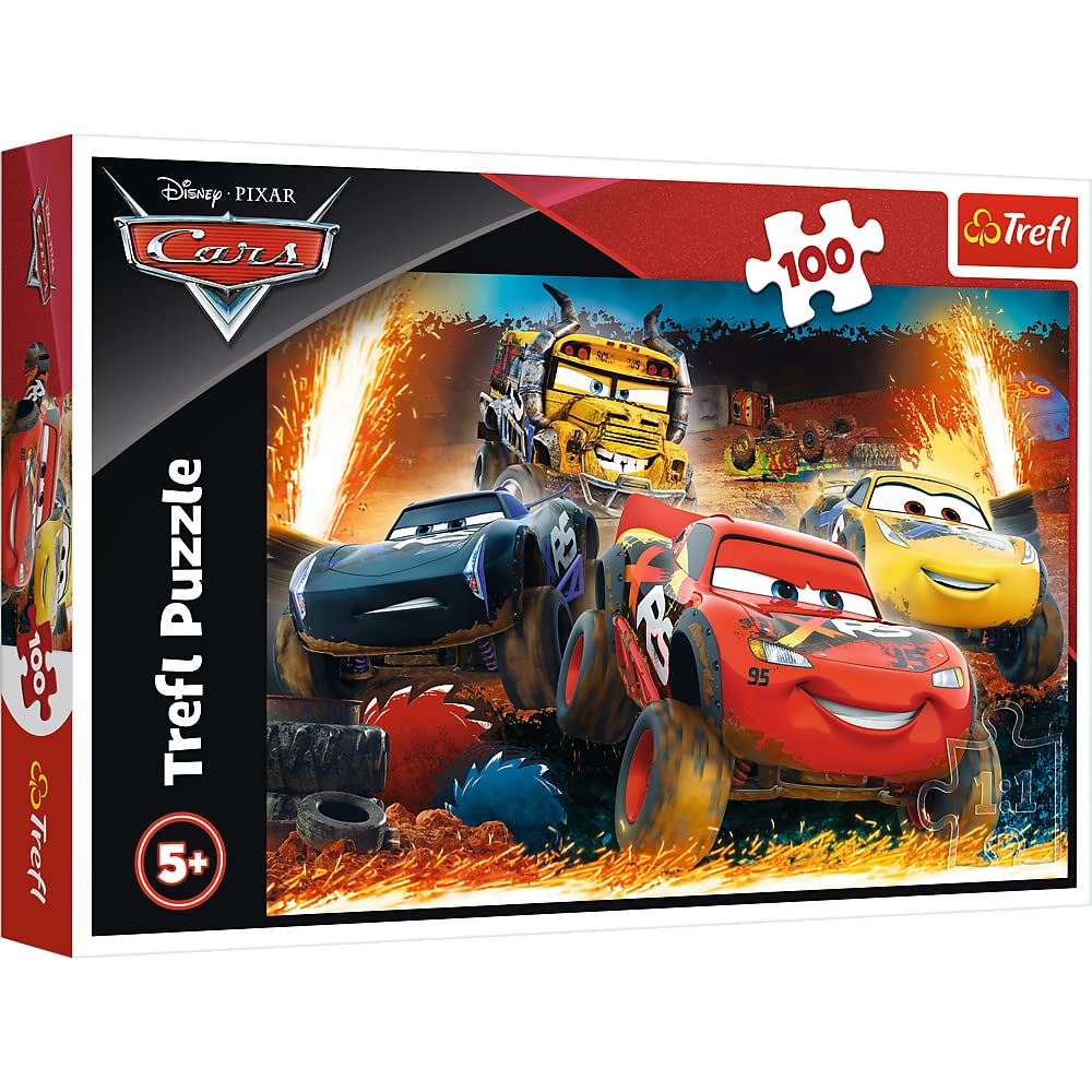 trefl-red-disney-cars-puzzle-100-pi-ces-5-ans image 1