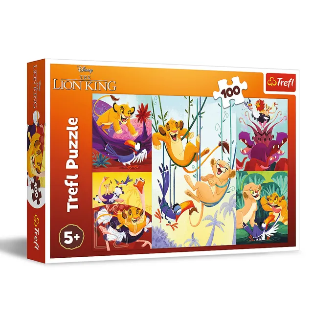 trefl-red-le-roi-lion-puzzle-100-pi-ces-disney-d-s-5-ans image 1