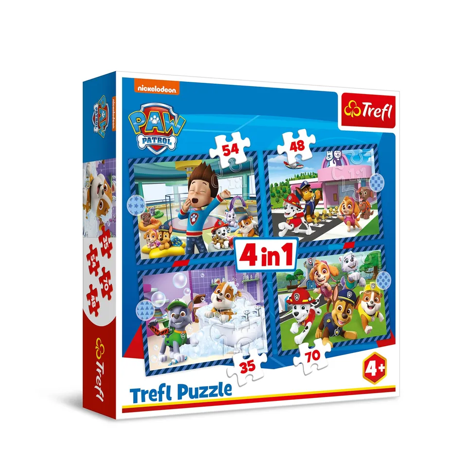 trefl-pat-patrouille-puzzle-4en1-35-70-pi-ces-4-ans image 1
