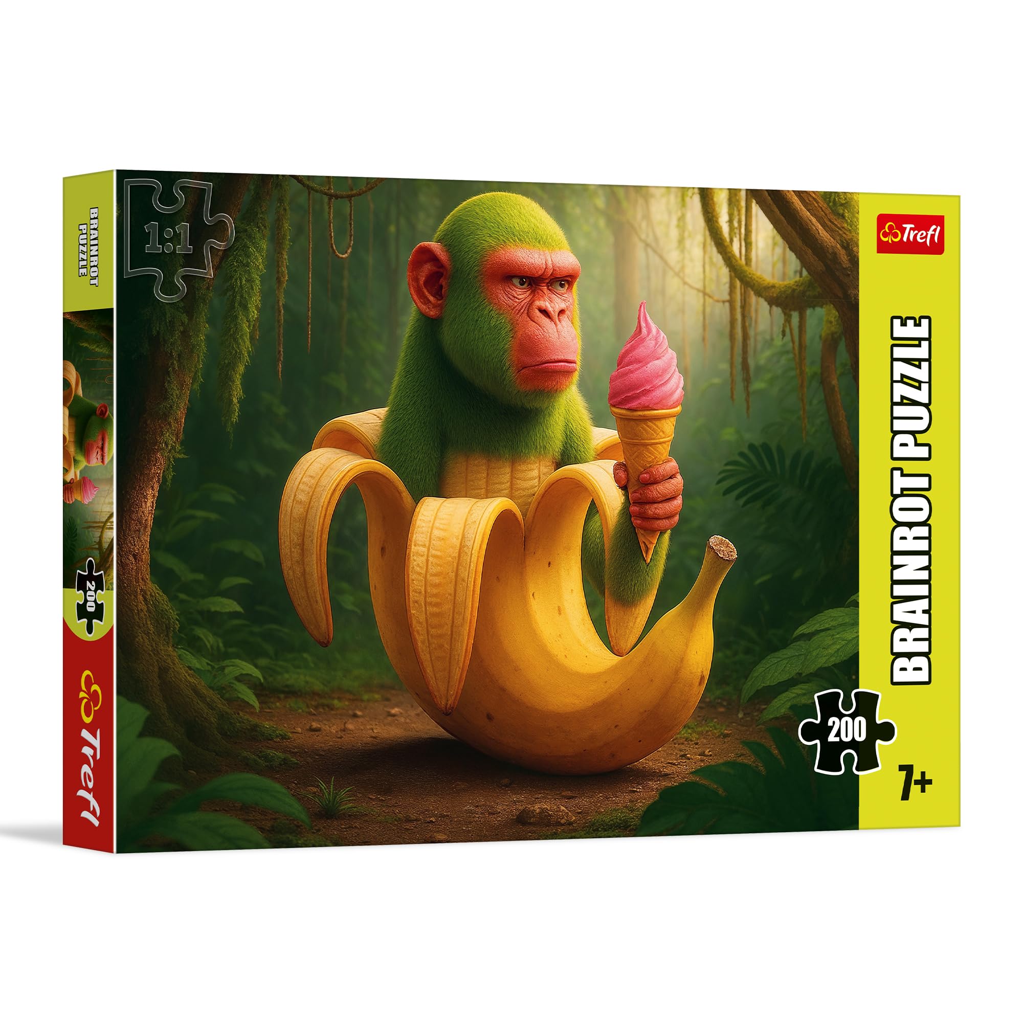 trefl-red-brainrots-banane-puzzle-200-pi-ces-7-ans image 1