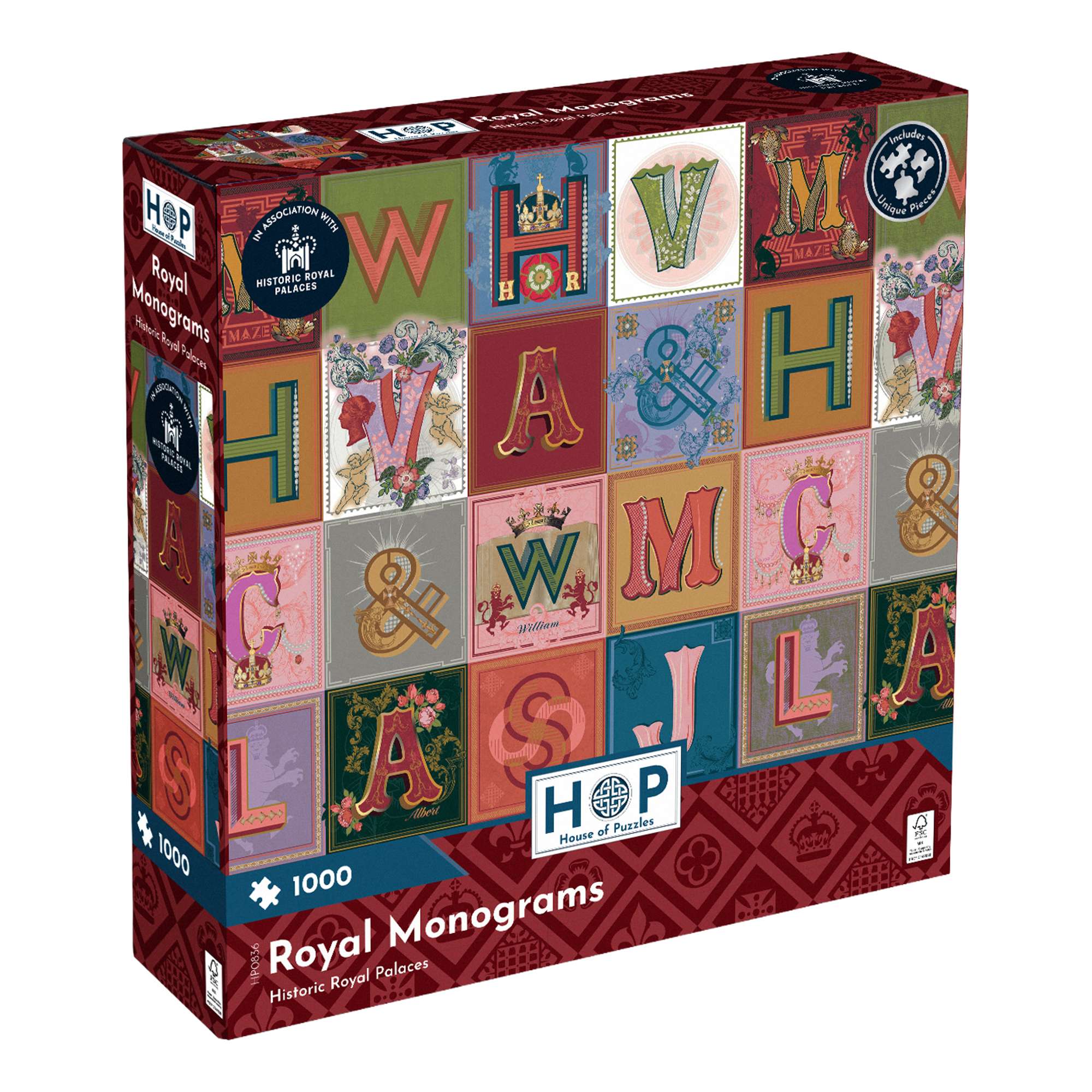 house-of-puzzles-puzzle-royal-monograms-1000-pi-ces-histoire image 1