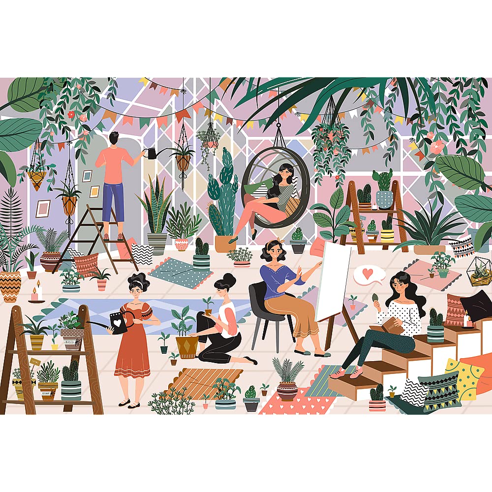trefl-prime-botanic-vibes-puzzle-1500-pi-ces-plantes-26205 image 2