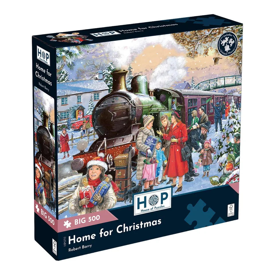 house-of-puzzles-big-500-home-for-christmas-puzzle-500-no-l image 1