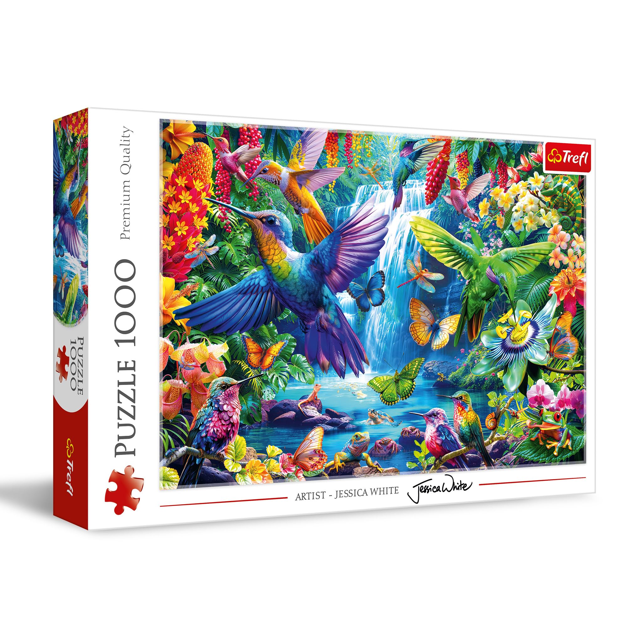 trefl-red-colibris-puzzle-1000-pi-ces-oiseaux-tropiques image 1