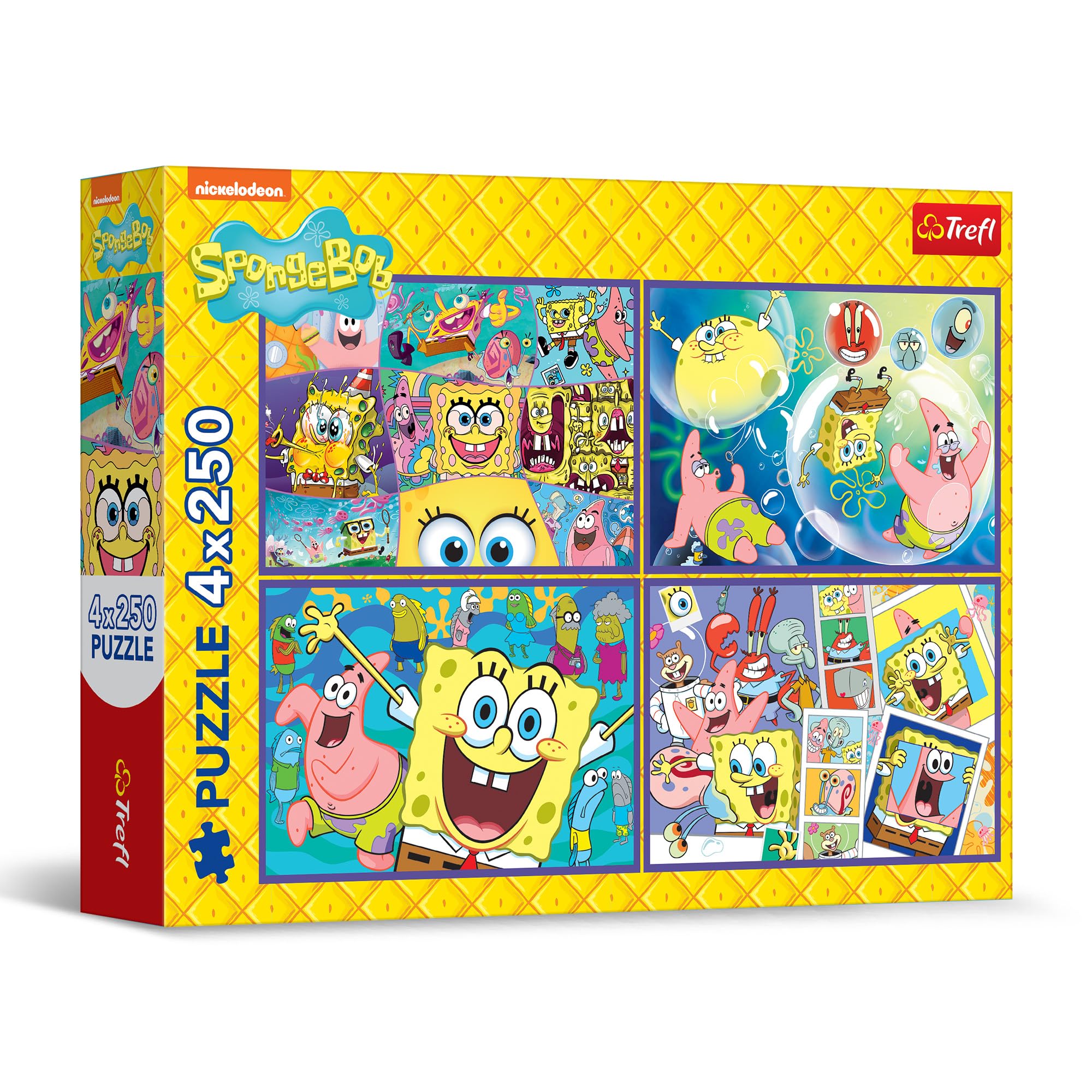 trefl-red-spongebob-puzzle-4x250-pi-ces-ado-bob-l-ponge image 1
