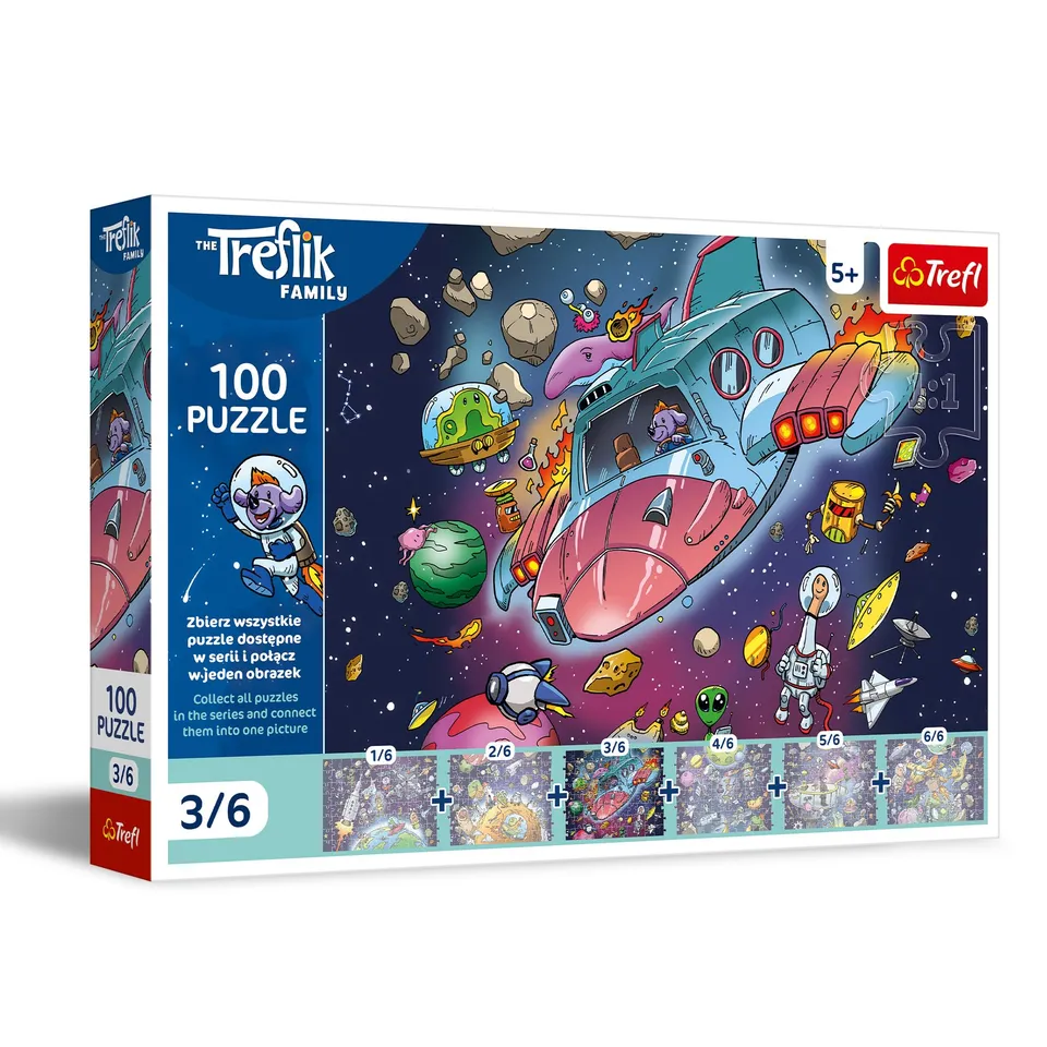 trefl-the-treflik-family-gondus-fus-e-puzzle-100-pi-ces-d-s-5-ans image 1