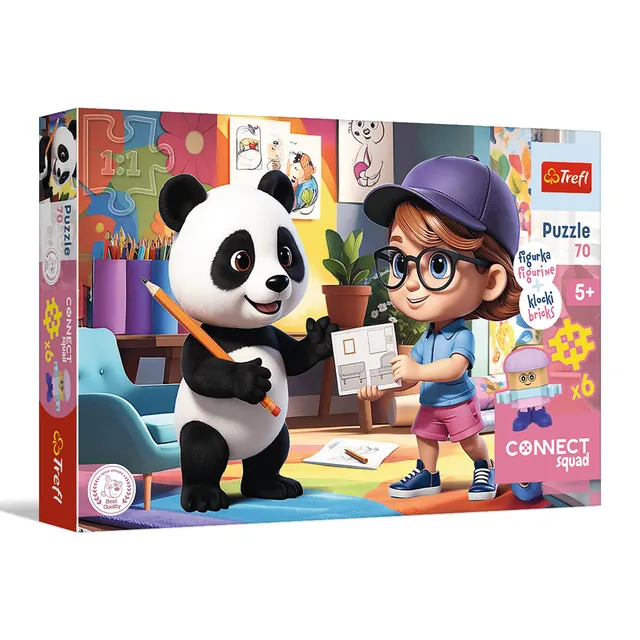 trefl-red-connect-squad-amy-puzzle-70-pi-ces-figurine-5-ans image 1