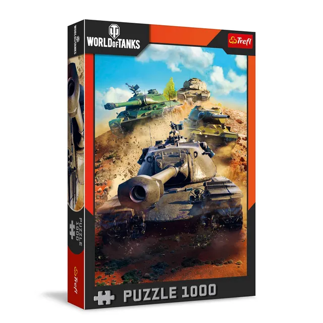 trefl-red-world-of-tanks-puzzle-1000-pi-ces-14-ans image 1
