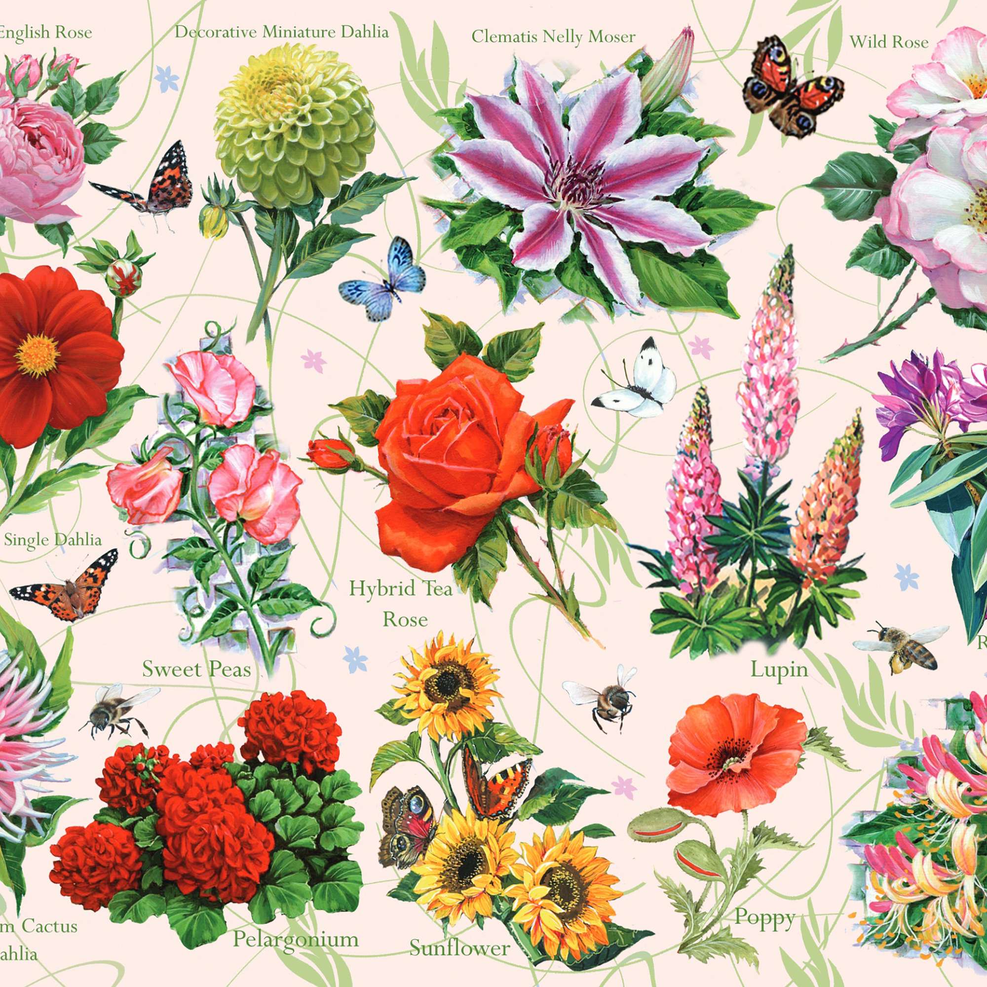 house-of-puzzles-big-500-puzzle-500-pi-ces-full-bloom-jardin-fleurs image 3