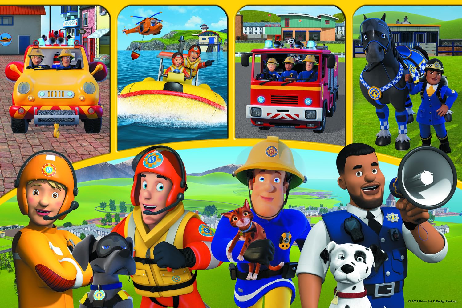 trefl-24-maxi-puzzle-enfant-sam-le-pompier-24-grandes-pi-ces image 2