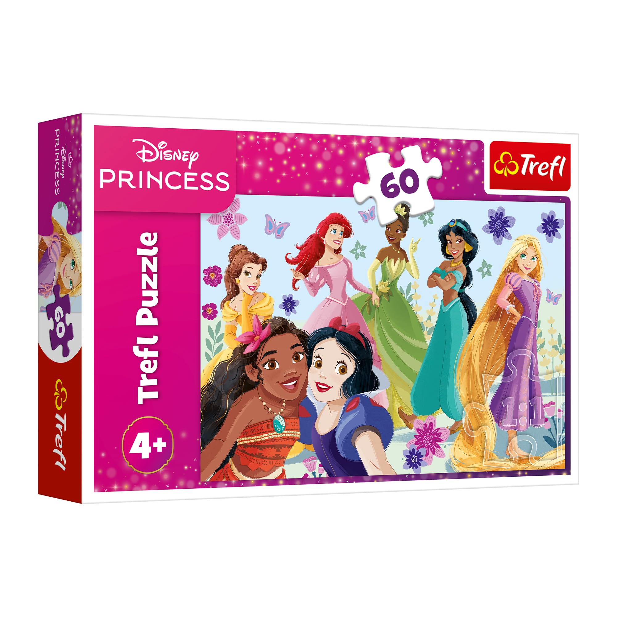 trefl-red-disney-princesses-puzzle-60-pi-ces-4-ans-action image 1