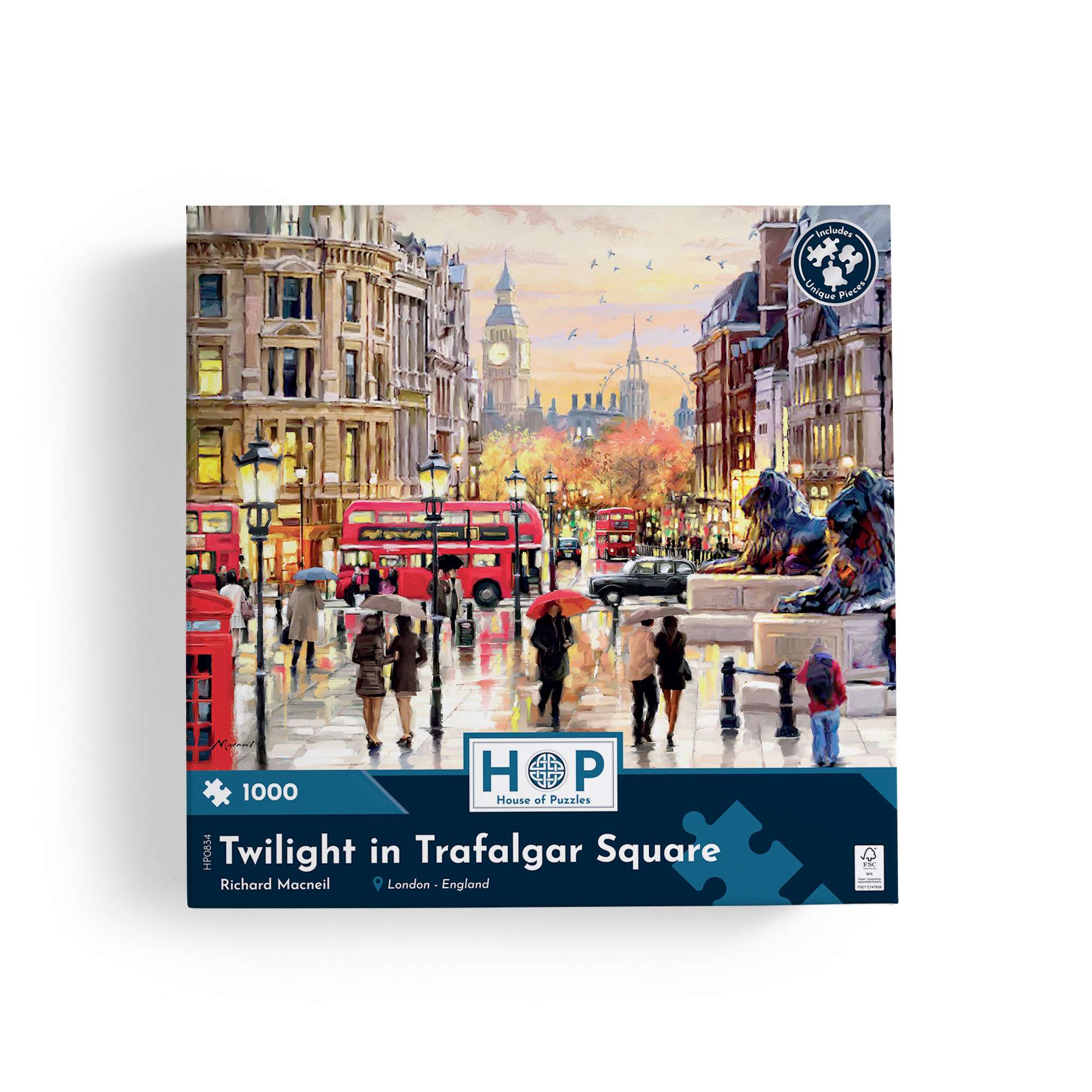house-of-puzzles-trafalgar-square-puzzle-1000-londres-nuit image 4