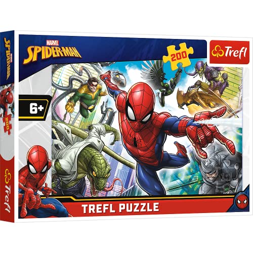 trefl-red-marvel-spider-man-puzzle-200-pi-ces-h-ros-n image 7
