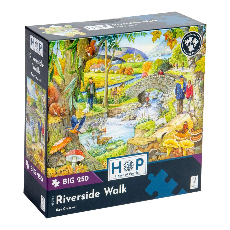house-of-puzzles-big-250-puzzle-250-pi-ces-riverside-walk-automne image 1