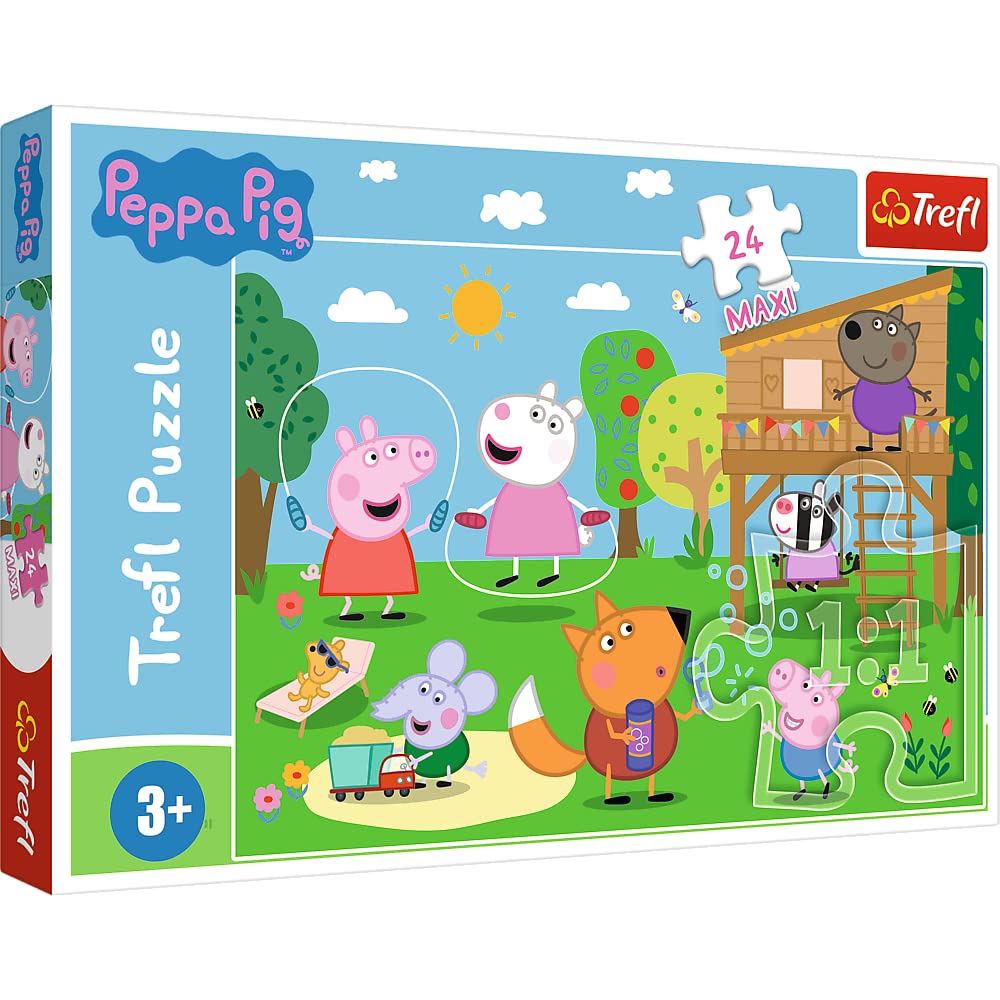 trefl-red-peppa-pig-puzzle-24-maxi-clairi-re-3-ans image 1