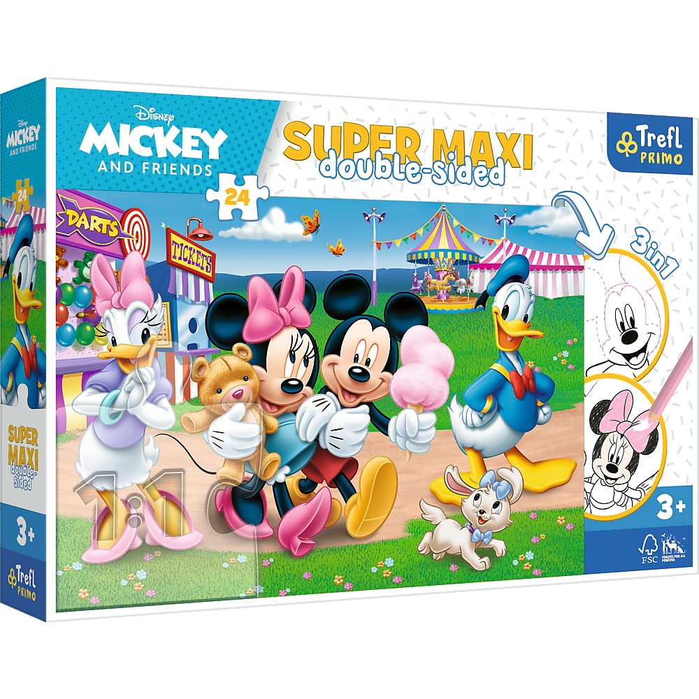 trefl-baby-primo-mickey-parc-puzzle-24-pi-ces-3en1-d-s-3-ans image 1