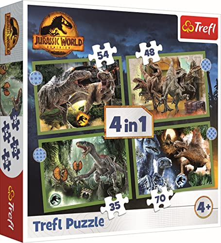trefl-red-jurassic-world-puzzle-4-en-1-d-s-4-ans image 8