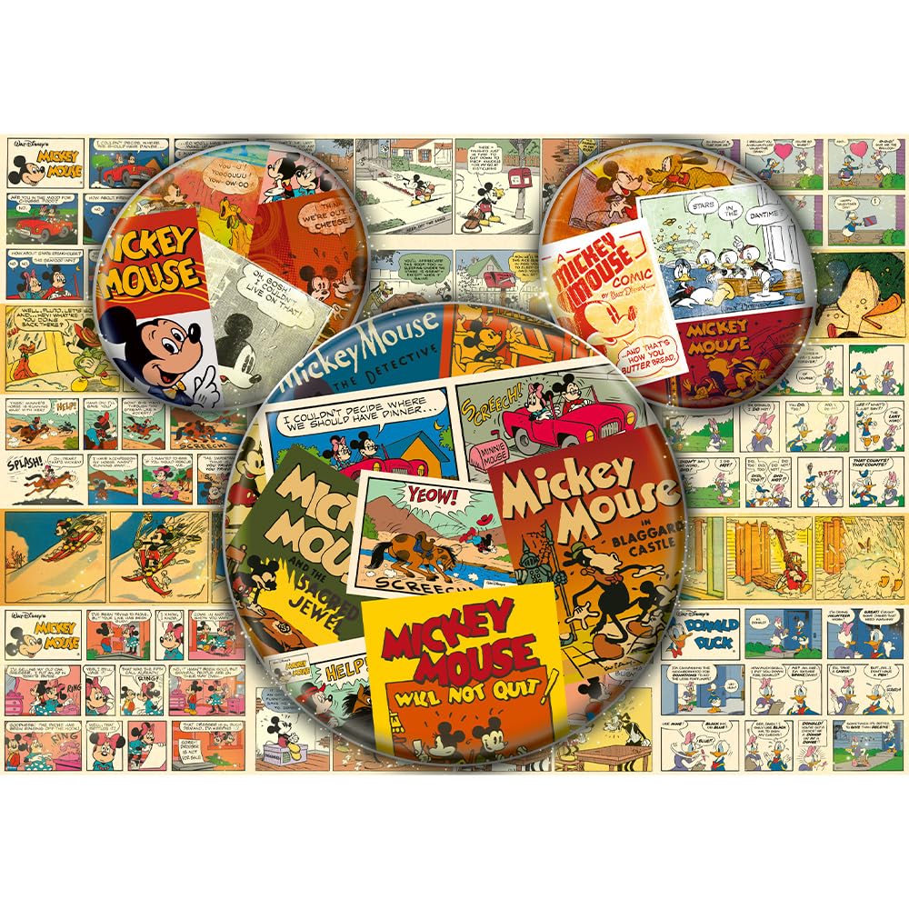 trefl-red-disney-mickey-mouse-puzzle-1000-pi-ces-r-tro image 2