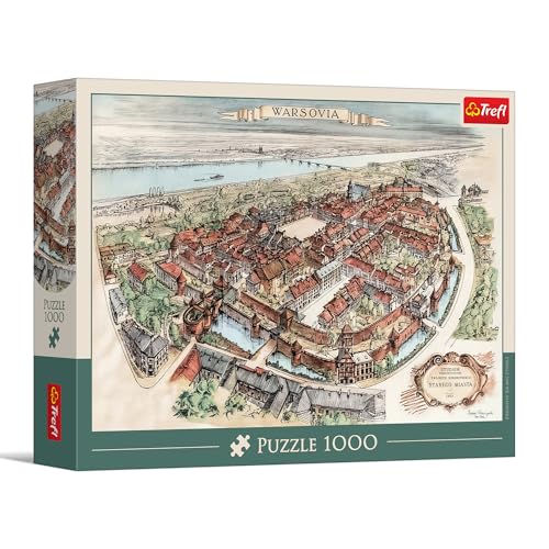 trefl-red-varsovie-1951-puzzle-1000-pi-ces-plan-historique image 8