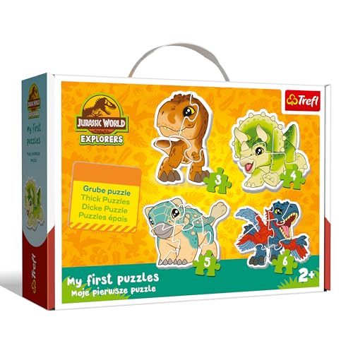 trefl-red-jurassic-world-puzzle-b-b-4-puzzles-dinosaures-2-ans image 7
