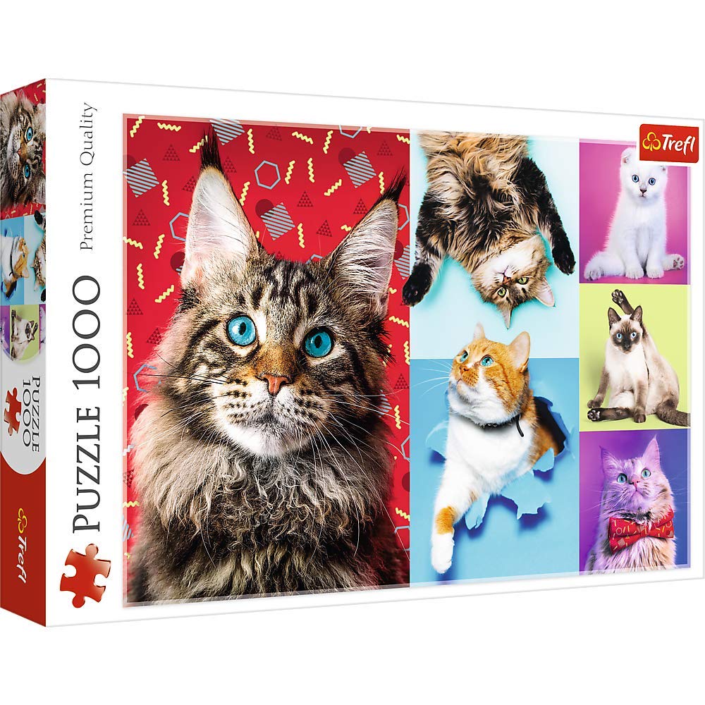 trefl-red-chats-joyeux-puzzle-1000-pi-ces-adulte image 1