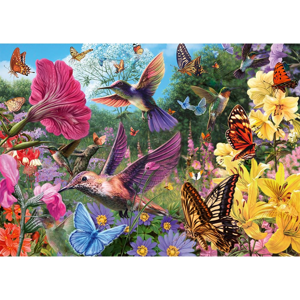 trefl-premium-plus-tea-time-puzzle-1000-jardin-oiseaux image 2