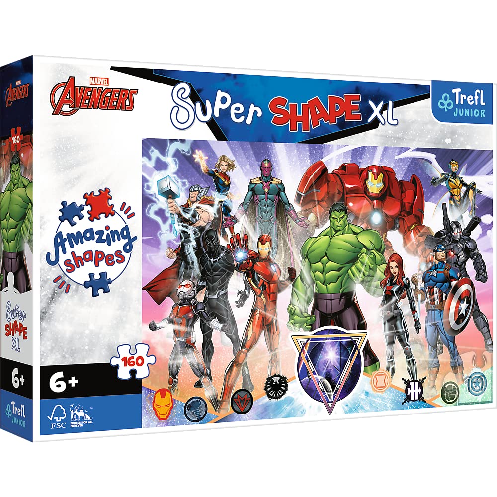trefl-red-junior-avengers-puzzle-160-xl-pi-ces-6-ans image 1
