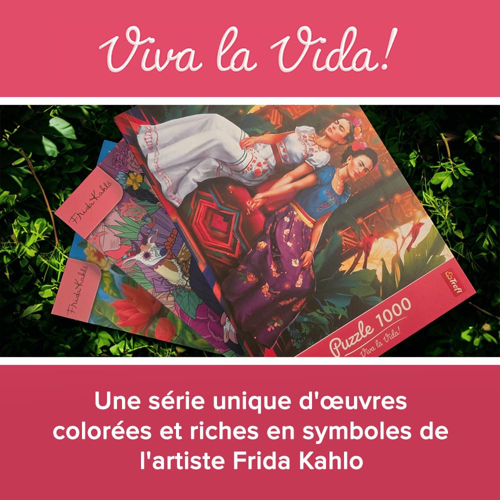 trefl-premium-plus-blooming-soul-puzzle-1000-pi-ces-frida-kahlo-portrait image 3