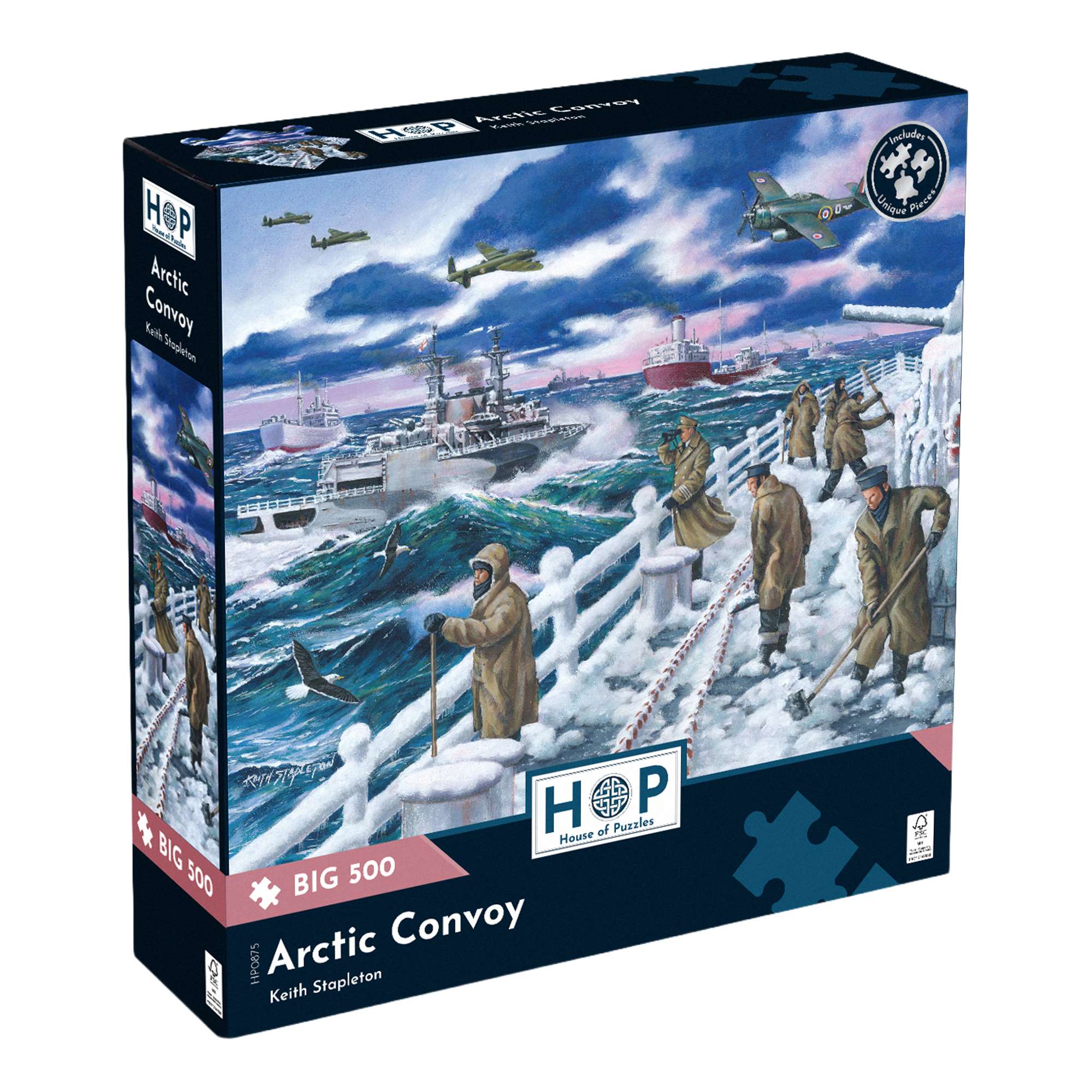 house-of-puzzles-arctic-convoy-puzzle-500-pi-ces-big-guerre image 1