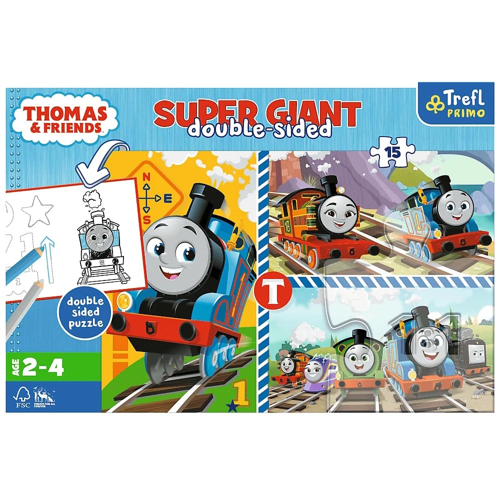 trefl-baby-primo-thomas-puzzle-15-grandes-pi-ces-coloriage-2-ans image 2