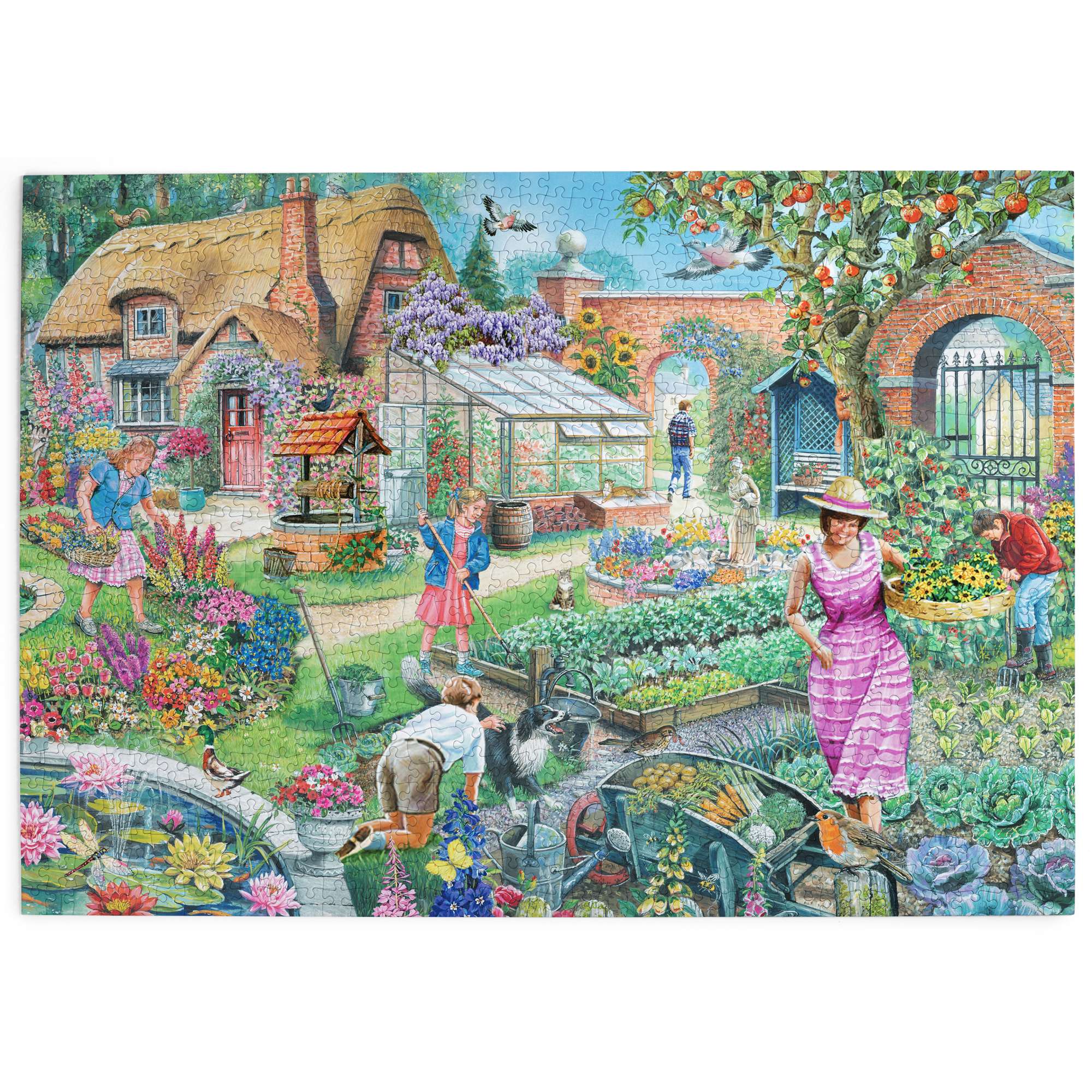 house-of-puzzles-no-29-puzzle-pretty-potager-1000-pi-ces-jardin image 2