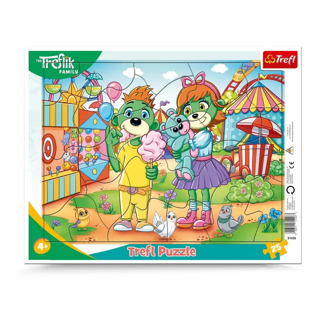 trefl-treflik-family-journ-e-puzzle-cadre-25-pi-ces image 1