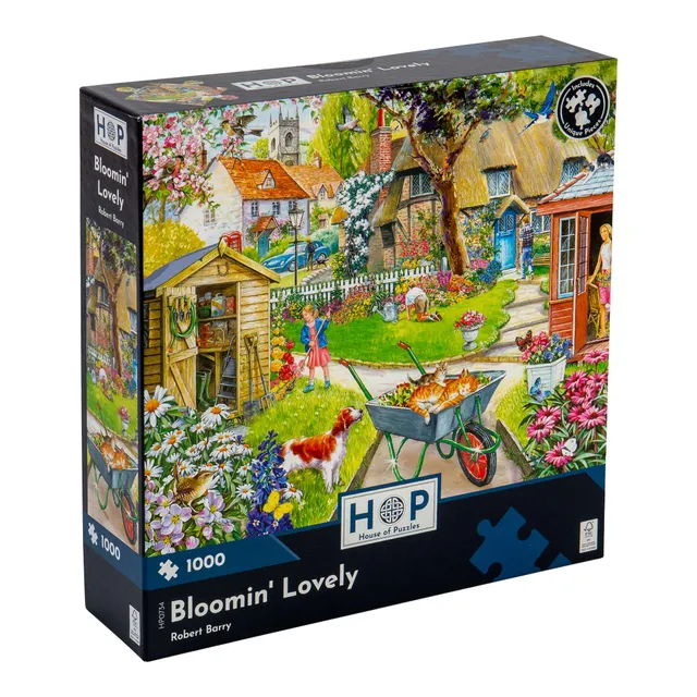 house-of-puzzles-bloomin-lovely-puzzle-1000-pi-ces-fleurs image 1