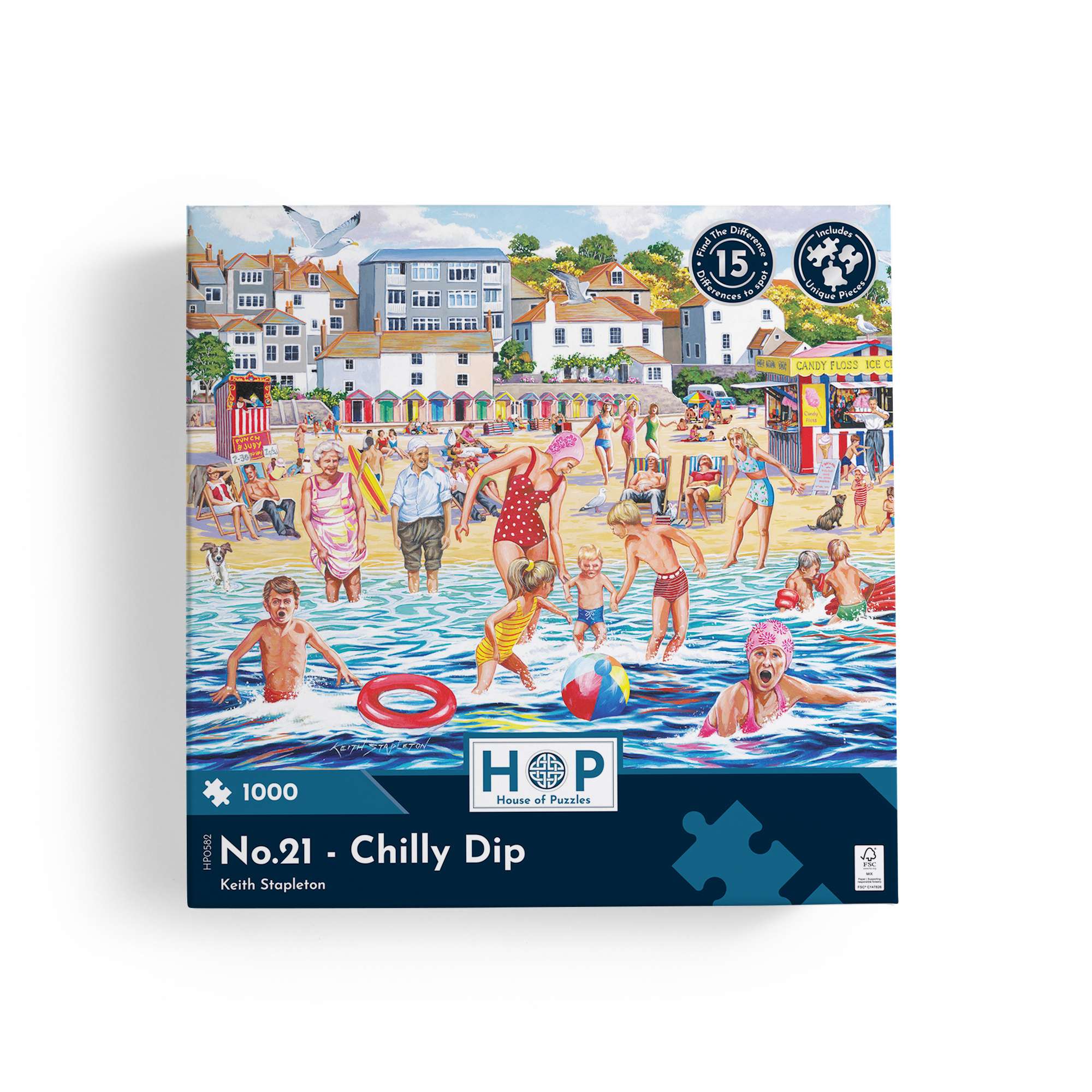 house-of-puzzles-no-21-chilly-dip-puzzle-1000-pi-ces-plage image 4
