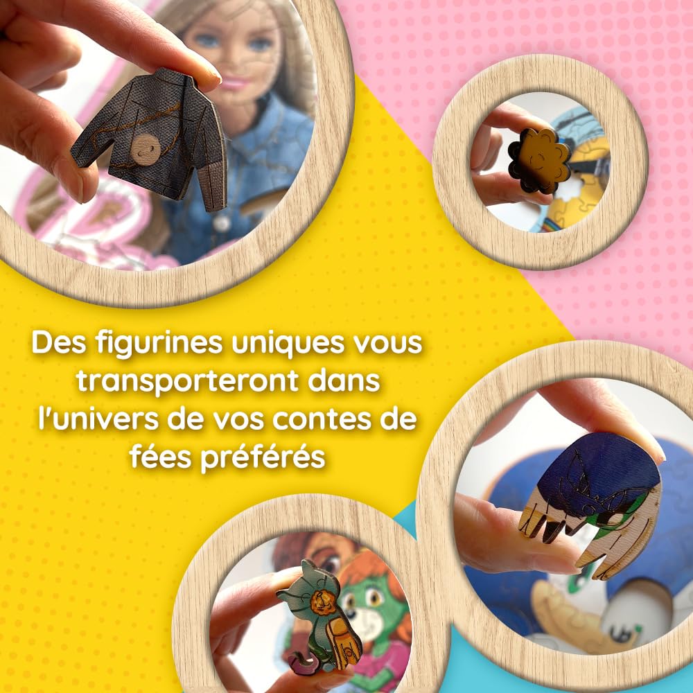 trefl-wood-craft-frozen-reine-des-neiges-puzzle-bois-50-pi-ces-5-ans image 4