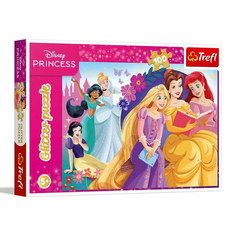 trefl-red-disney-princess-puzzle-100-pi-ces-paillet-5-ans image 1