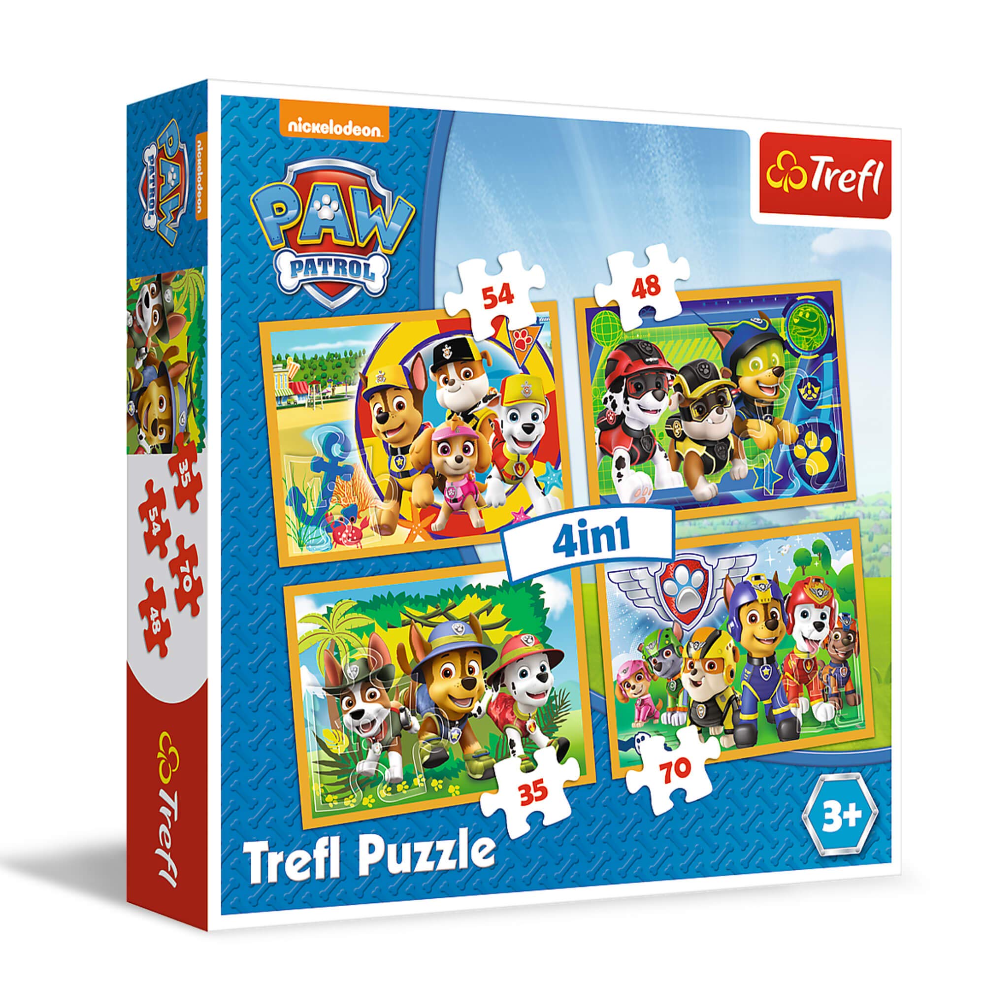 trefl-red-34307-puzzle-4-en-1-pat-patrouille-35-70-pi-ces image 1