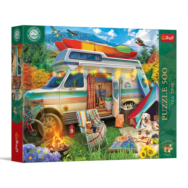 trefl-premium-plus-tea-time-puzzle-500-pi-ces-camper-van-vintage image 1