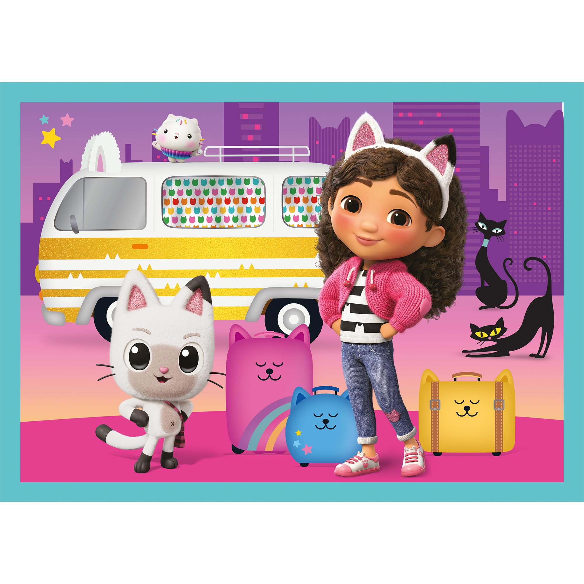 trefl-red-gabby-s-dollhouse-puzzle-4-en-1-35-70-pi-ces image 4