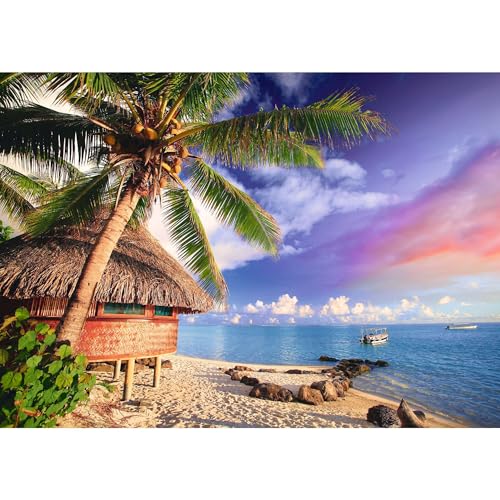 trefl-red-le-bora-bora-puzzle-500-pi-ces-paysage-vacances image 8